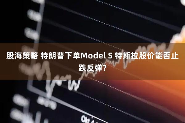 股海策略 特朗普下单Model S 特斯拉股价能否止跌反弹？