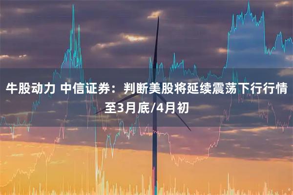 牛股动力 中信证券：判断美股将延续震荡下行行情至3月底/4月初