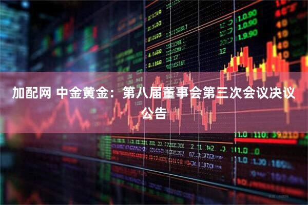 加配网 中金黄金：第八届董事会第三次会议决议公告